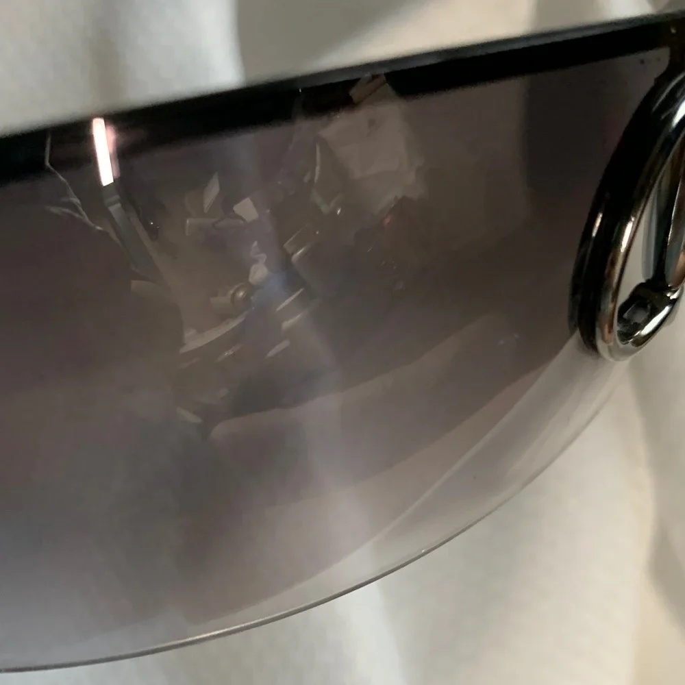 Gucci HorseBit Shiny Black/Gray & Silver Sunglasses - Picture 10 of 16
